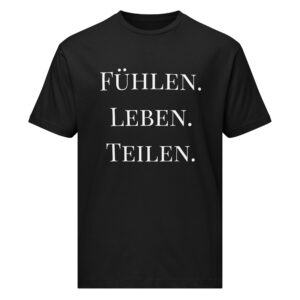 T-Shirt aus feinem Jersey „Fühlen“