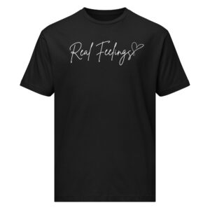 T-Shirt aus feinem Jersey „Real Feelings“