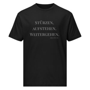 T-Shirt aus feinem Jersey "Stürzen"