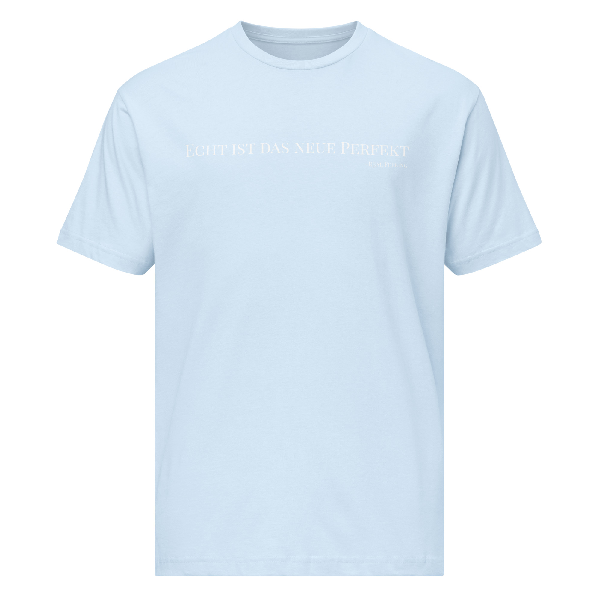 T-Shirt aus feinem Jersey "Echt ist das neue Perfekt" – Bild 5