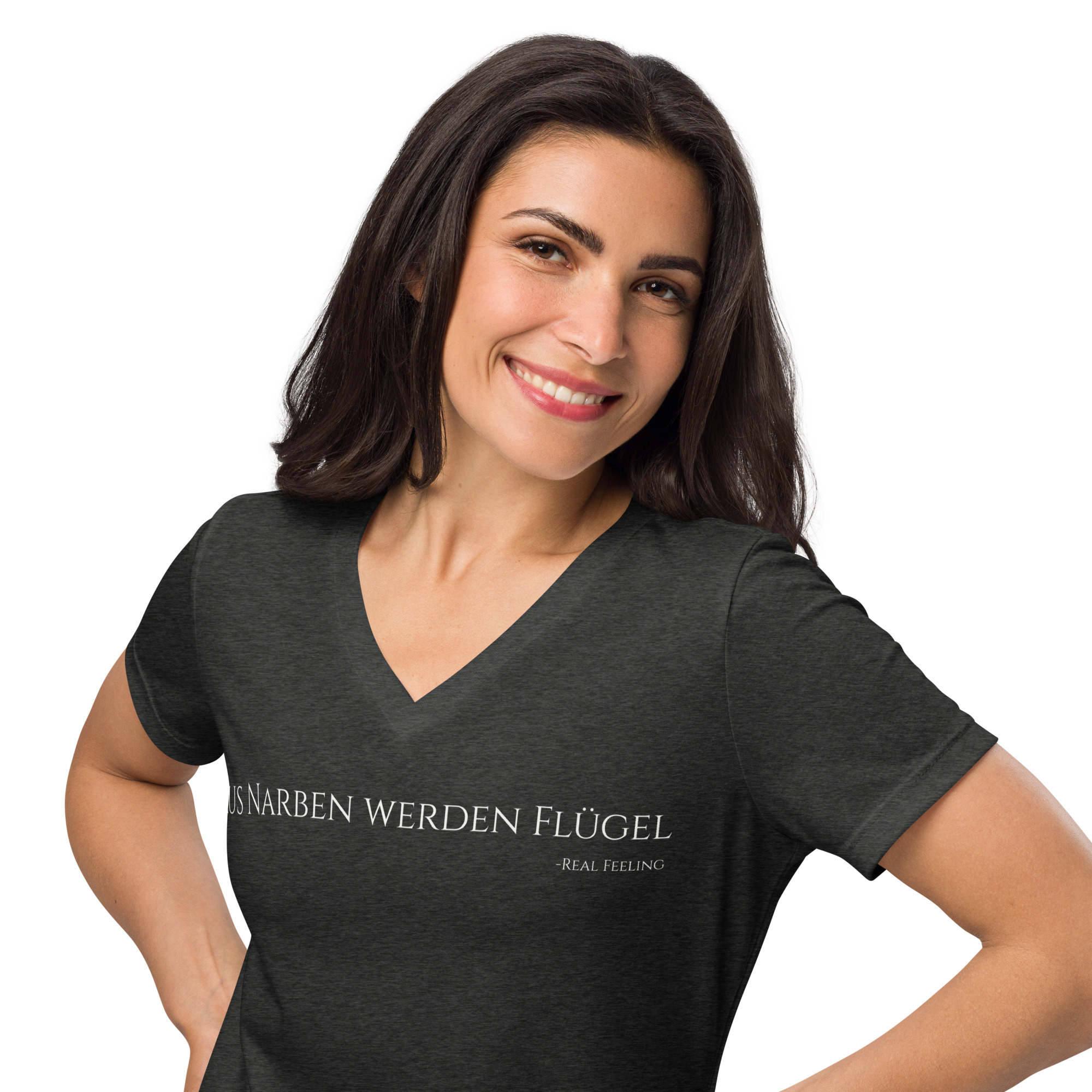 Damen T-Shirt "Aus Narben werden Flügel" – Bild 16