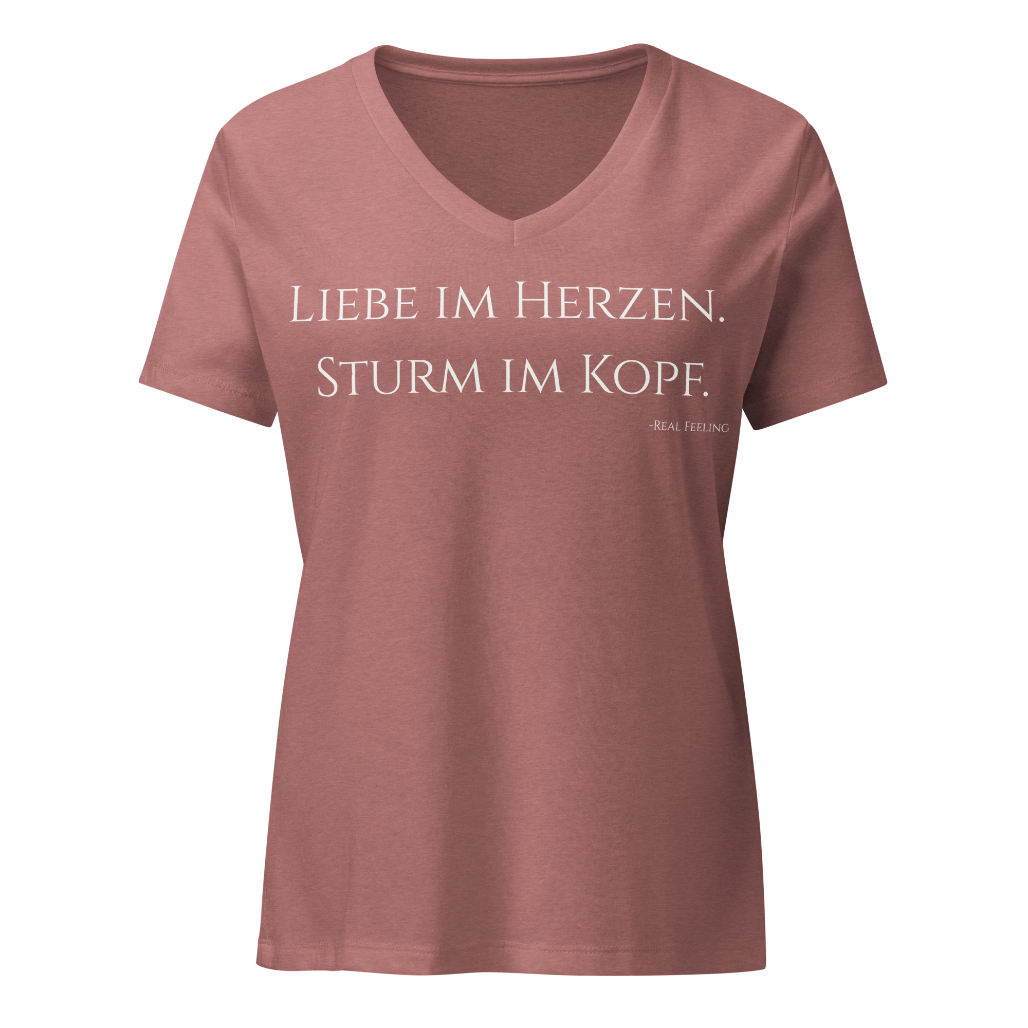 Damen T-Shirt "Liebe in Herzen. Sturm im Kopf" – Bild 6