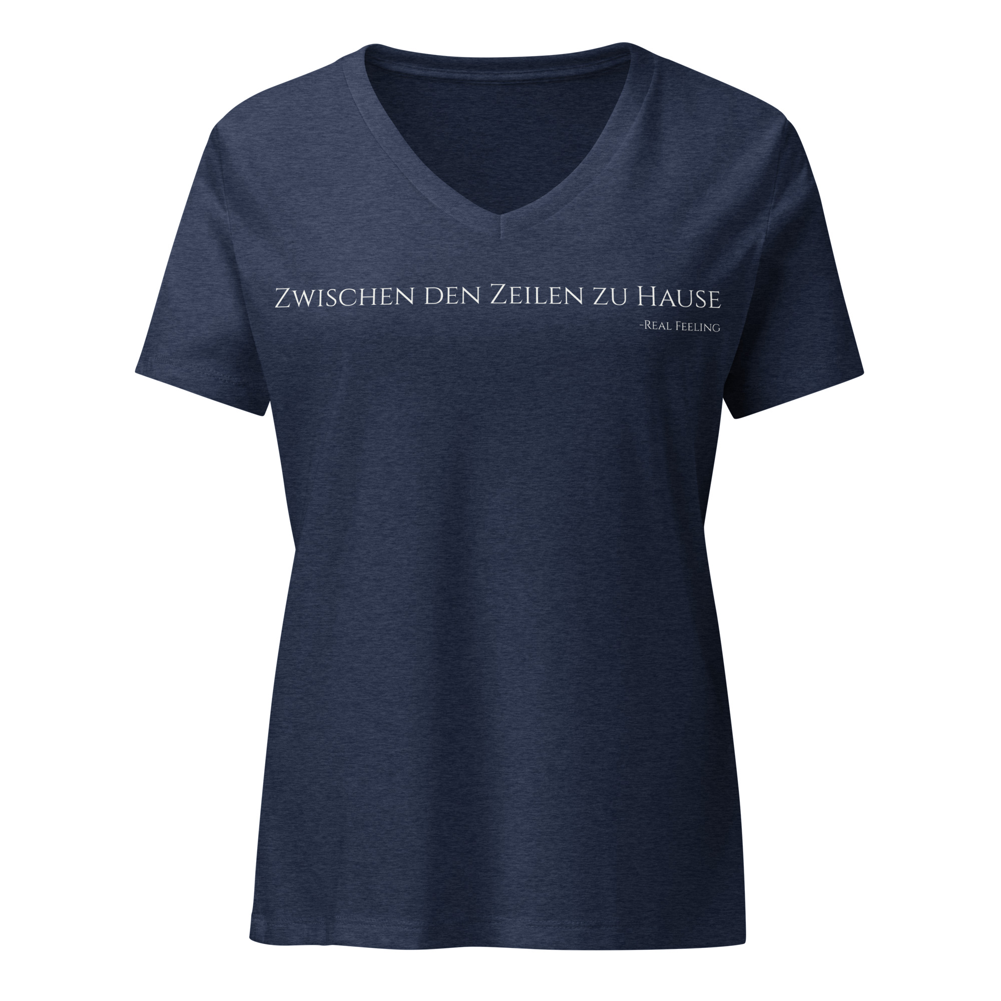 Damen T-Shirt "Zwischen den Zeilen zu Hause" – Bild 2